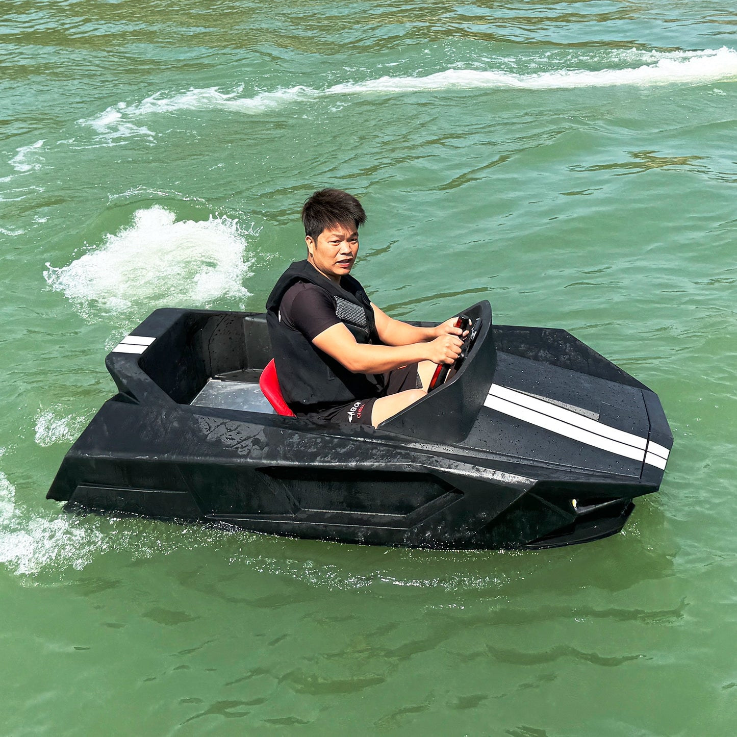 2025 AdmitJet Mini Jet Boat for Sale: 25KW 6.8Kwh Ultimate Water Adventure
