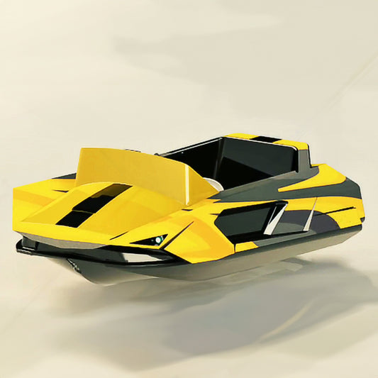 2025 AdmitJet Mini Jet Boat for Sale: 25KW 6.8Kwh Ultimate Water Adventure