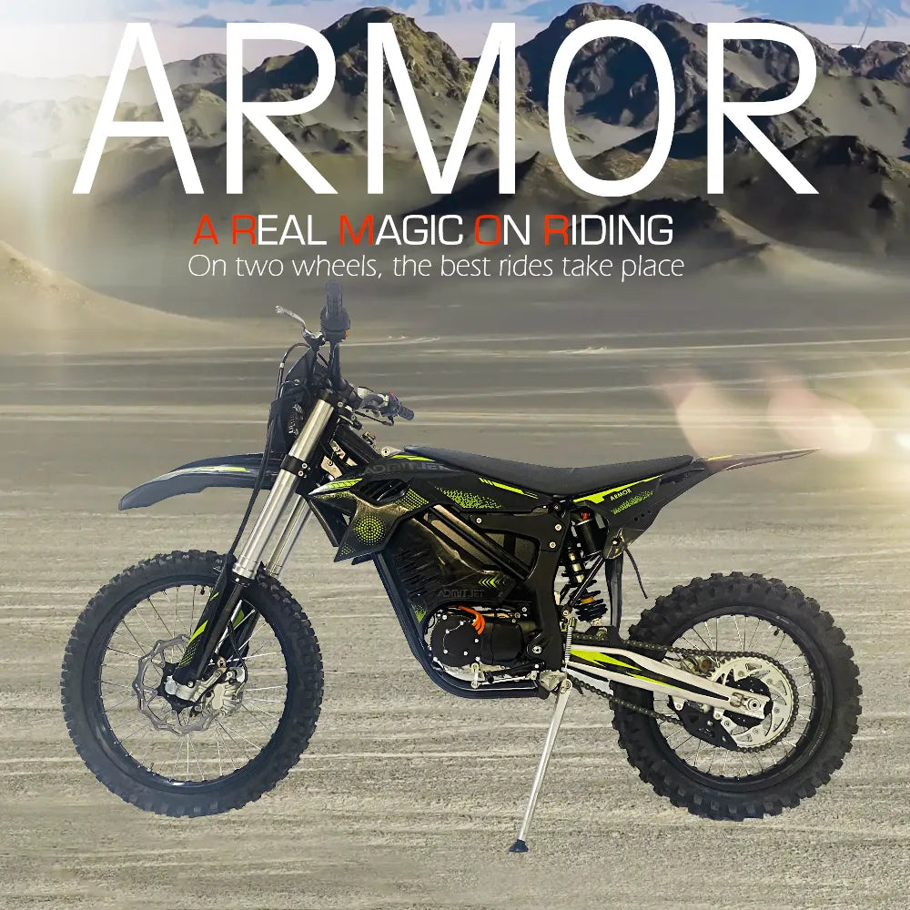 AdmitJet Armor Offroad Ebike Long Range Fast Speed Mountain Electric Dirt Bike