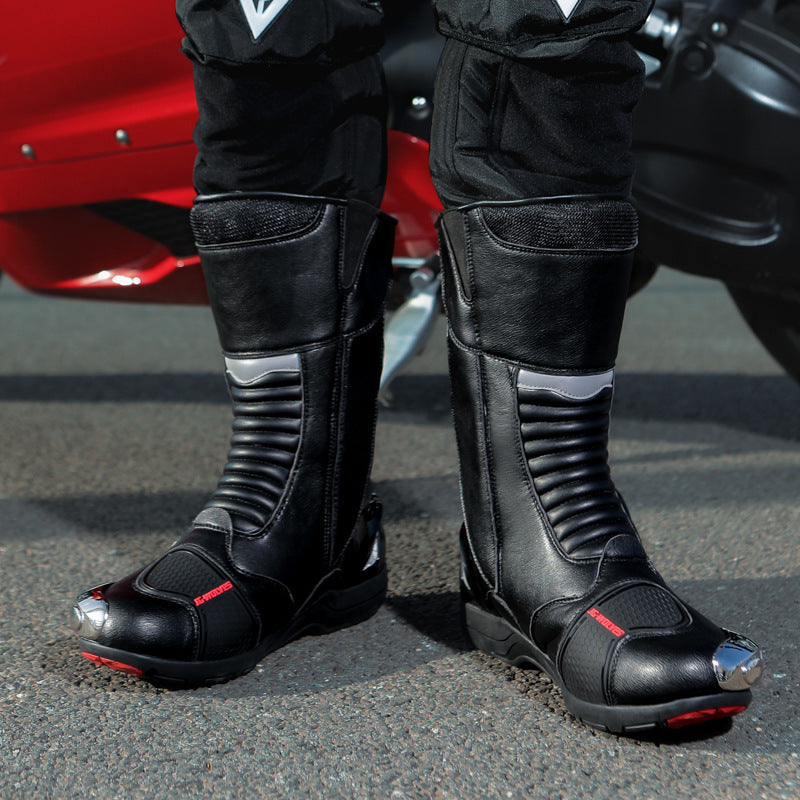 Motorcycle Boots with Steel Toe